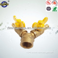DN 15 brass body double -end gas ball valve